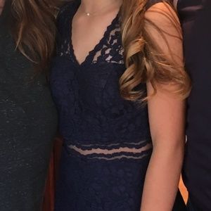 Navy Blue Prom Dress